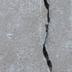 close up image of a cracked foundation